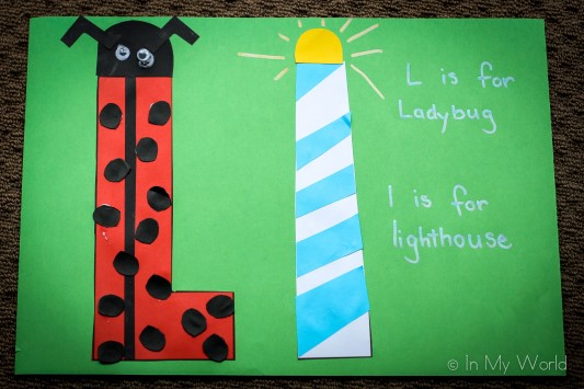 Preschool Letter L - In My World