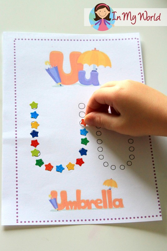 Preschool Letter U - In My World