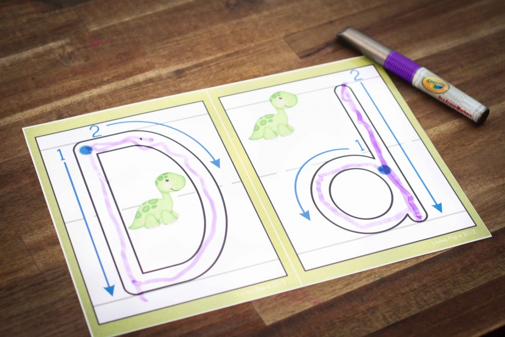 preschool letter d in my world