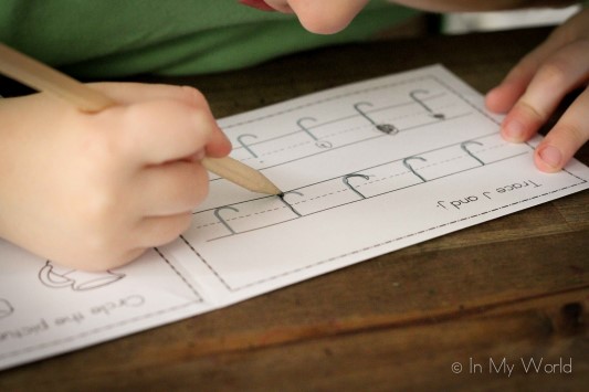 Preschool Letter J - In My World