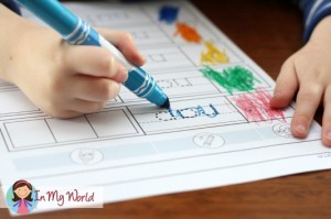 Preschool Letter N - In My World