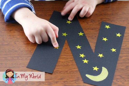 Preschool Letter N - In My World