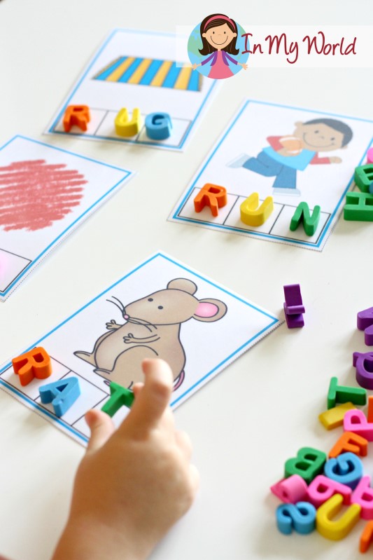 CVC Phoneme Segmentation Cards FREE