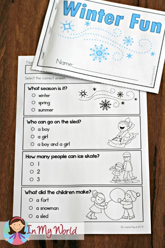 Preschool Winter Activities - In My World