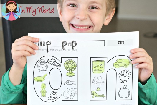 FREE -an Word Family Coloring Page