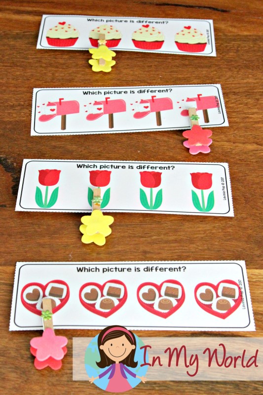 Valentine's Day Preschool Centers - In My World