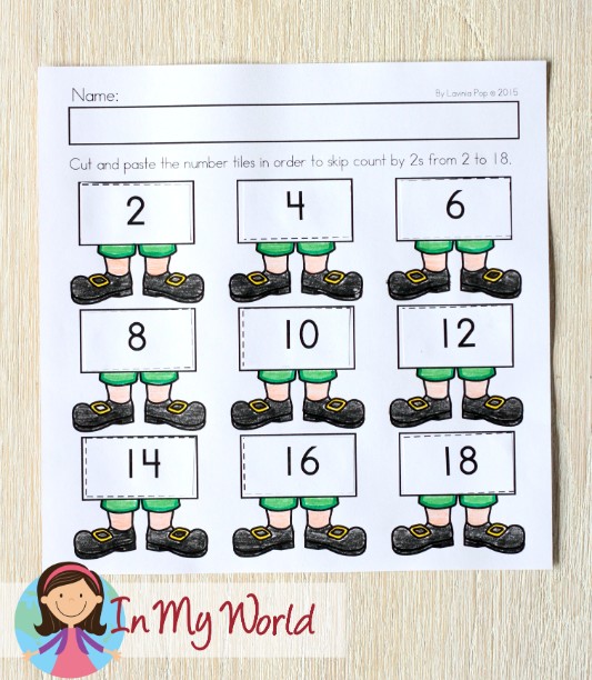 St. Patrick's Day Worksheets and Activities for Kindergarten - In My World