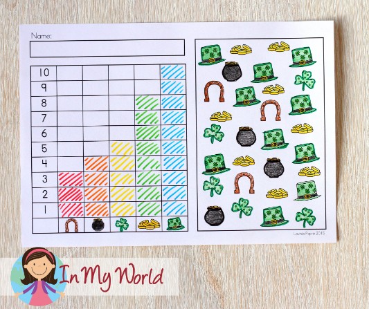 St. Patrick's Day Worksheets and Activities for Kindergarten - In My World
