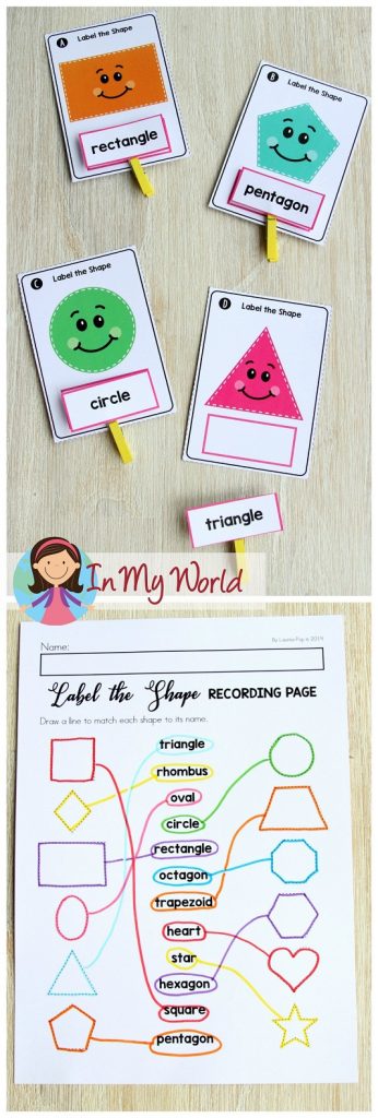 Spring Math Centers for Kindergarten - In My World