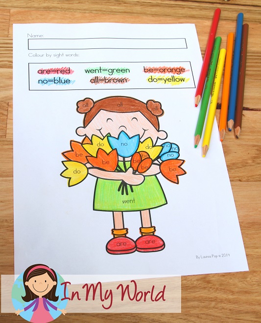Spring Worksheets and Activities for Kindergarten - In My World