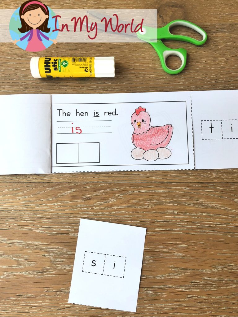 sight words build a word booklet