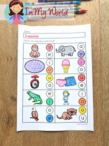 Alphabet Review - In My World