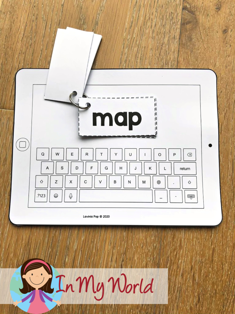 FREE -AP Word Family Typing Center Activity