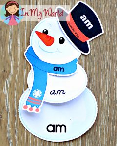 Winter Literacy Centers for Kindergarten - In My World